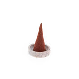 法國檀香穗甘松塔香(附塔香座) Sandalwood Spikenard (for Kapha) Incense Cone