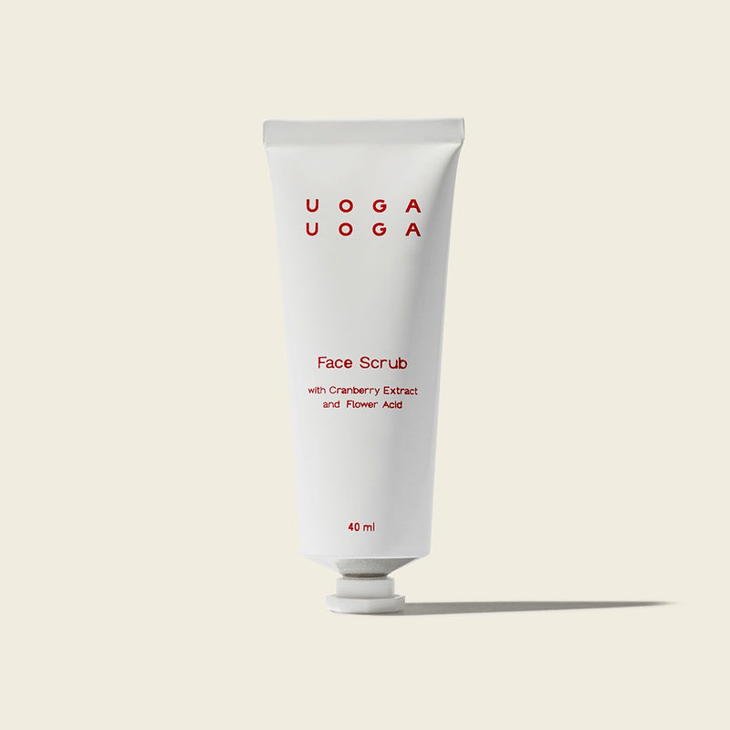 Uoga Uoga 琥珀蔓越莓亮白磨砂 Face scrub With amber and cranberry extract