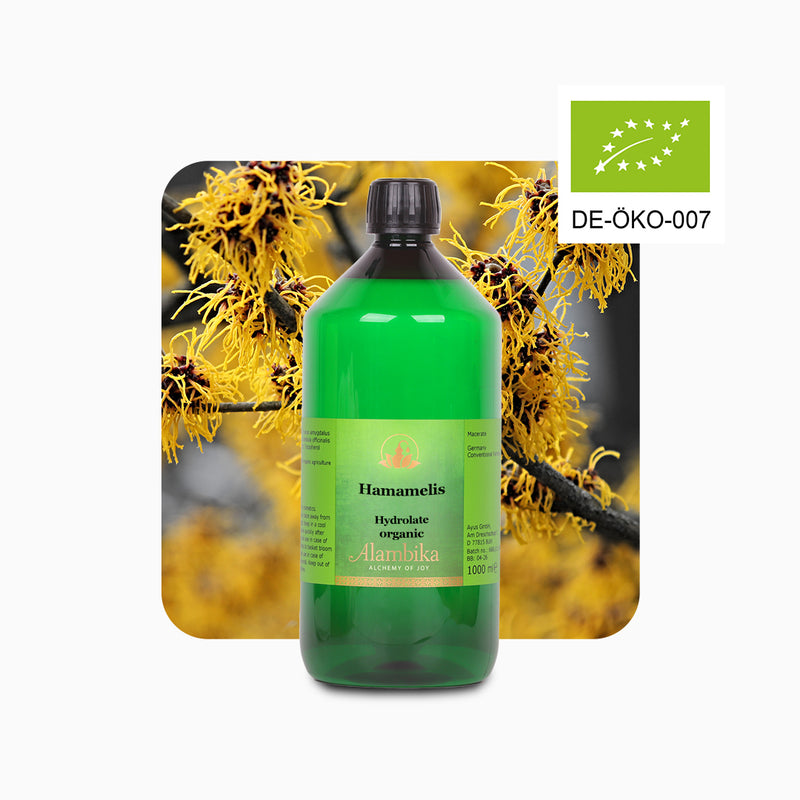 Alambika Witch Hazel (Hamamelis) Wild Organic Floral Water