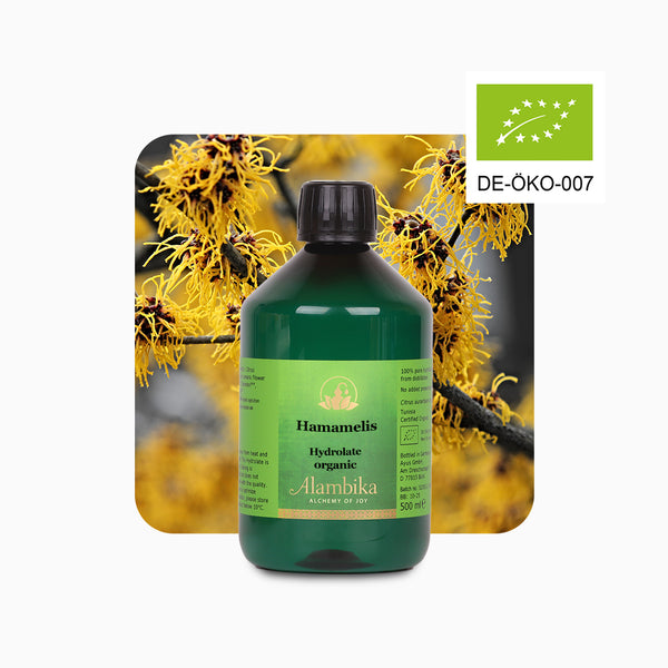 Alambika Witch Hazel (Hamamelis) Wild Organic Floral Water