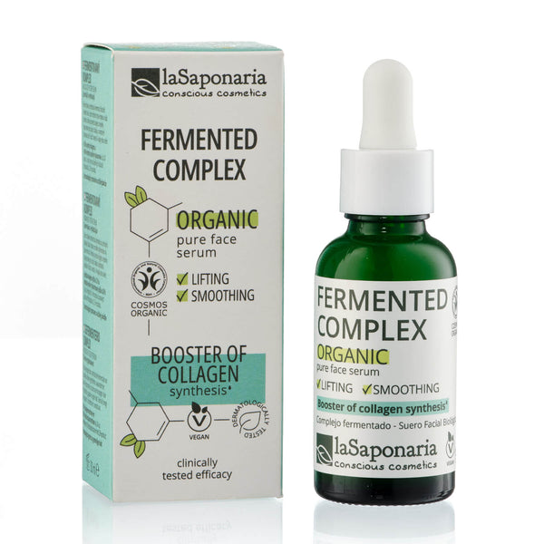 La Saponaria 純素有機酵母精華 抗老抗痘柔滑肌膚三合一 Vegan Organic Eco-Fermented Complex Serum