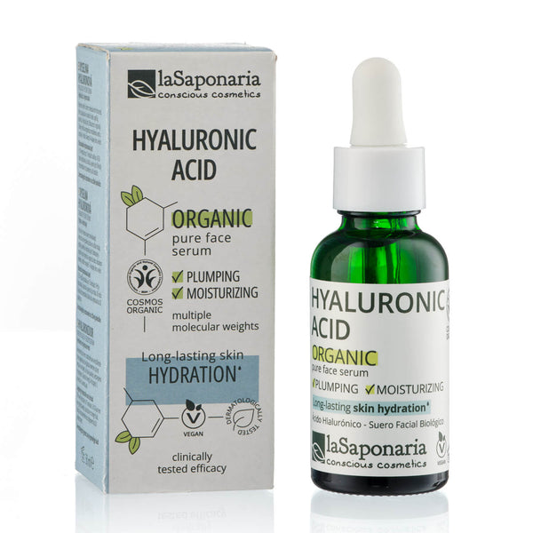 La Saponaria 純素有機玫瑰四重分子高效透明質酸原液(全新配方) Vegan Organic Multi Molecular Hyaluronic Acid (new formula)