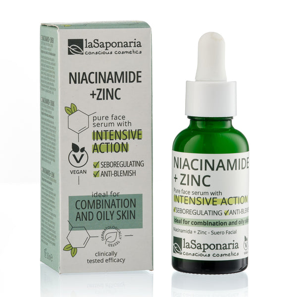 La Saponaria 純素有機維他命B3精華 (10%)＋鋅( 3%) Vegan Organic b3 Niacinamide 10% + Zinc 3% Serum