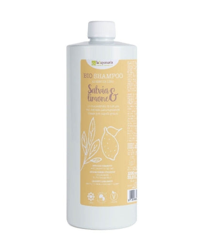 La Saponaria Organic Sage and Lemon Shampoo for Oily hair