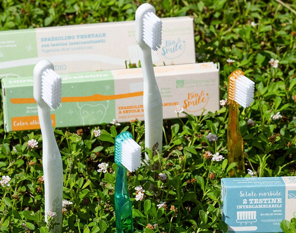 La Saponaria Vegetable Fiber Children Toothbrush