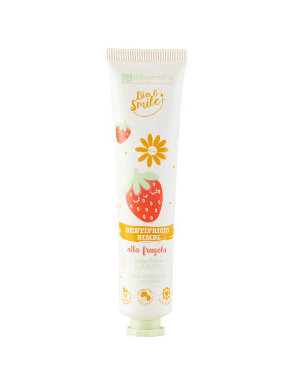 La Saponaria Organic Strawberry Baby Soothing Toothpaste