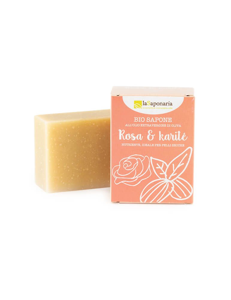 La Saponaria Organic Soap Rose Oil and Shea Butter