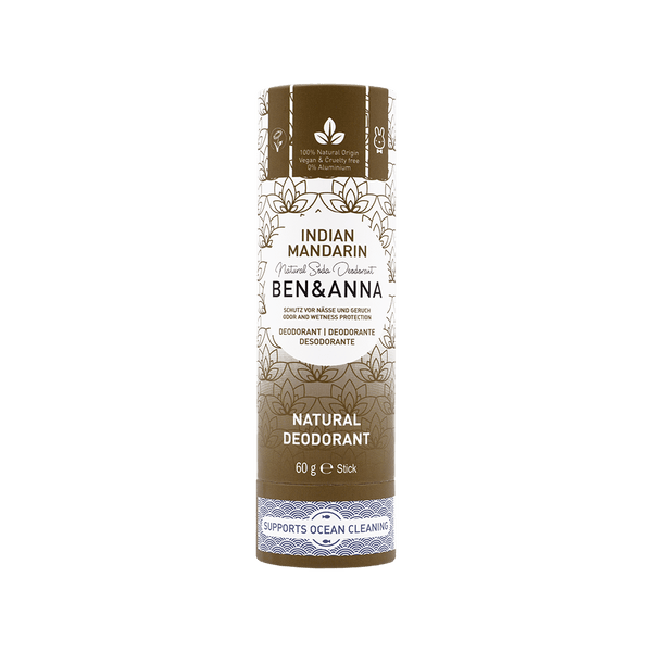 BEN & ANNA Organic Vegan Deodorant Indian Mandarin 60g