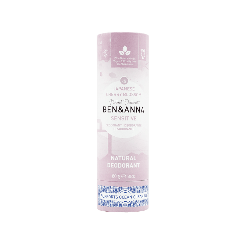 BEN & ANNA Organic Vegan Sensitive Deodorant – Cherry Blossom 60g