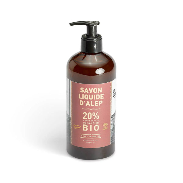 La Corvette 20% 有機月桂油阿勒坡抗敏液體皂 Organic Aleppo Liquid Soap